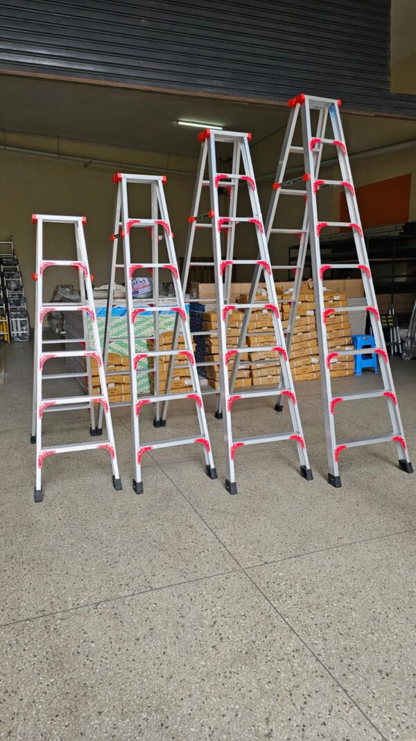 aluminium double step ladder