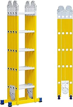 4by5 20ft multipurpose fiberglass ladder