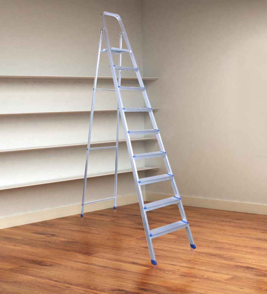 9 Steps Household Aluminium Ladder