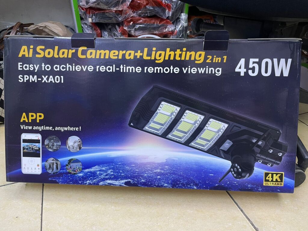 AI Solar Light Plus Camera 2 In 1
