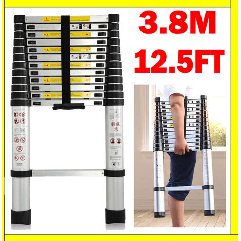 Aluminium Telescopic Ladder 3.8 M
