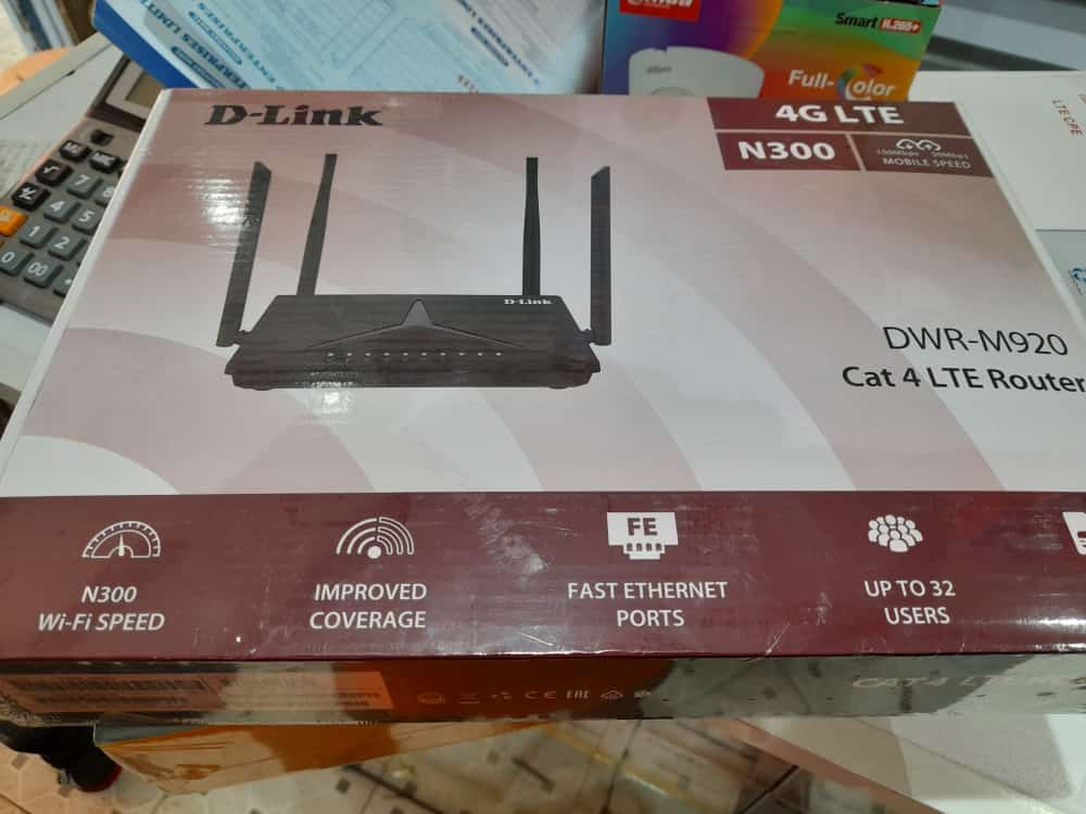 d-link 4g lte simcard router