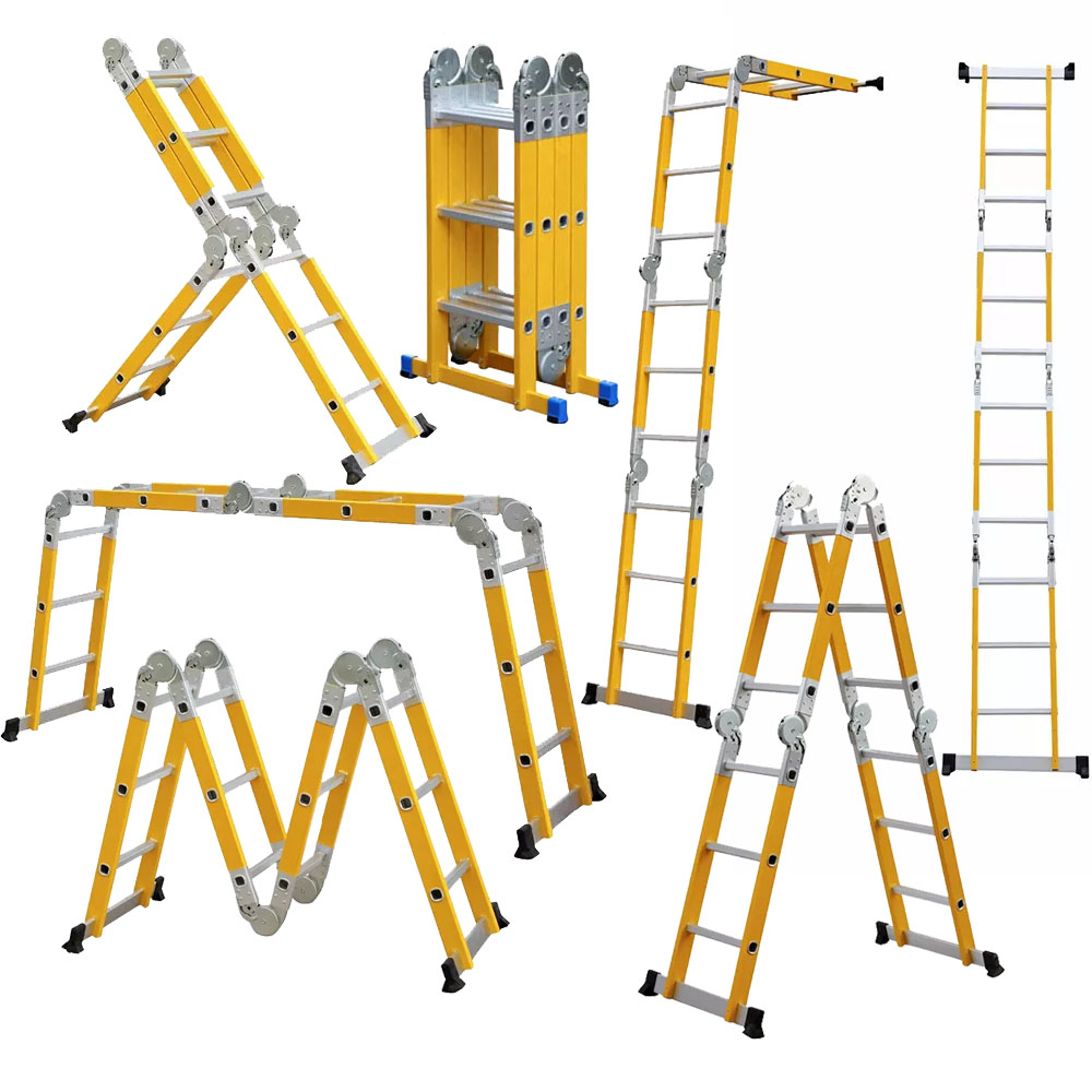 4by3 12ft multipurpose fiberglass ladder