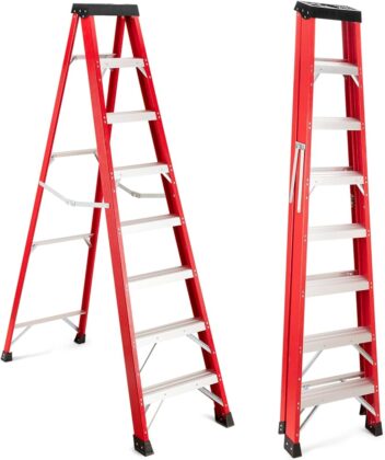 8 Step Fibreglass Step Ladder