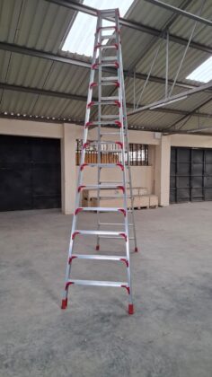 14 + 14 Steps Double Sided Aluminium Ladder